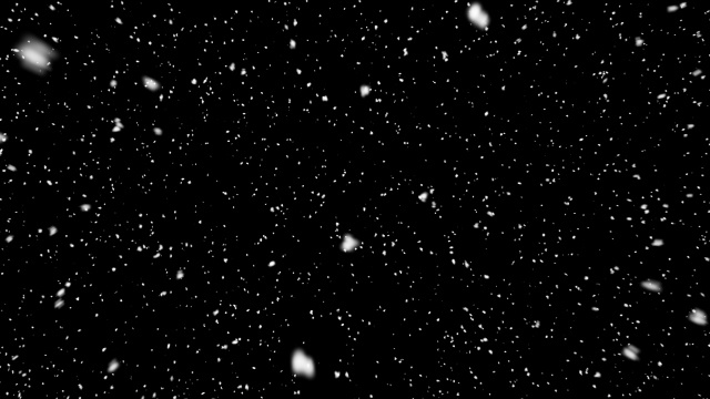 【動画素材】リアルな降雪を下から見上げるオーバーレイ素材【黒背景＆ループ】[Stock Video] Looking Up at Realistic Snowfall on Black Background, Bottom View, Loop