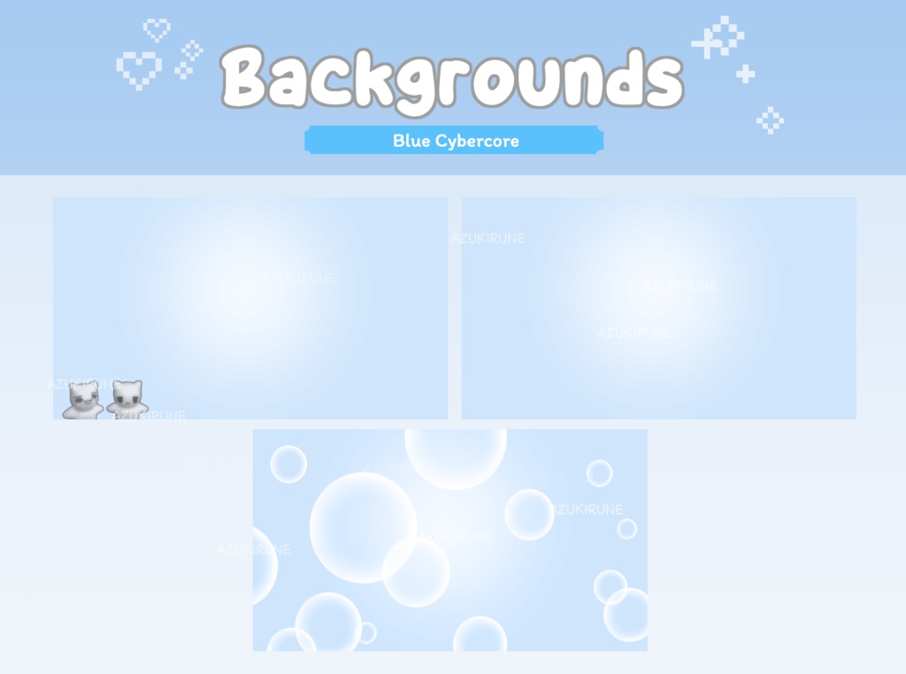 【Twitch】ストリームパッケージ/Cybercore Stream Package
