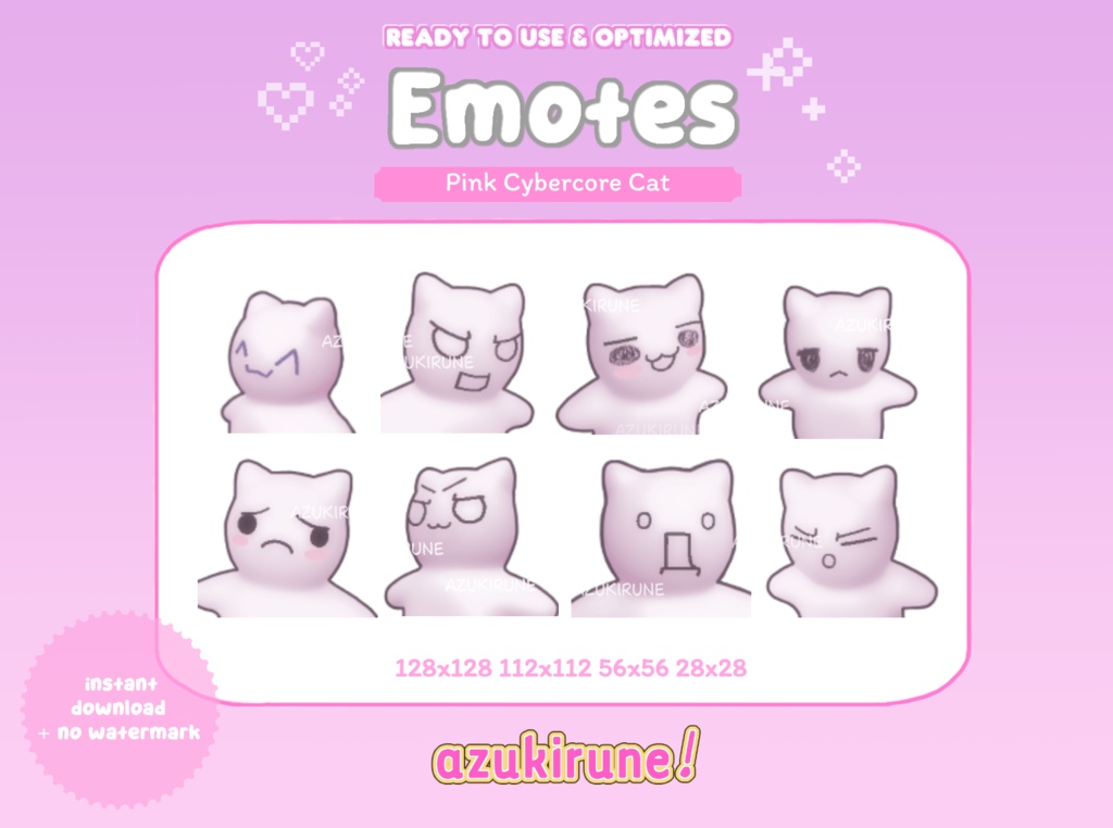 【Twitch】絵文字/Cybercore Emotes 