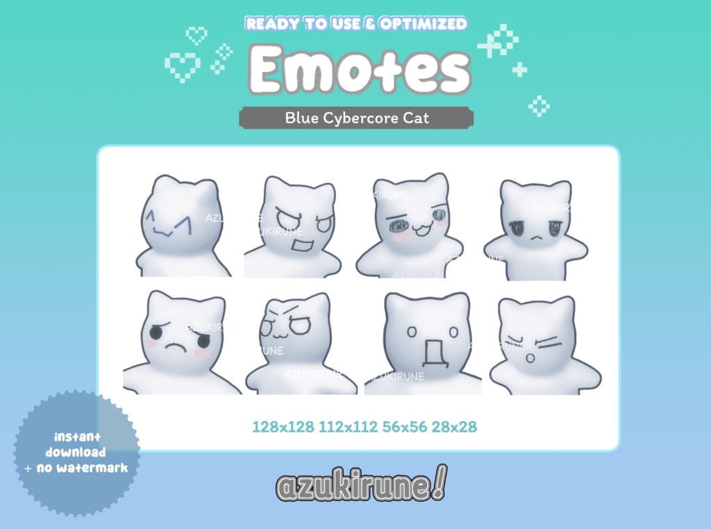 【Twitch】絵文字/Cybercore Emotes