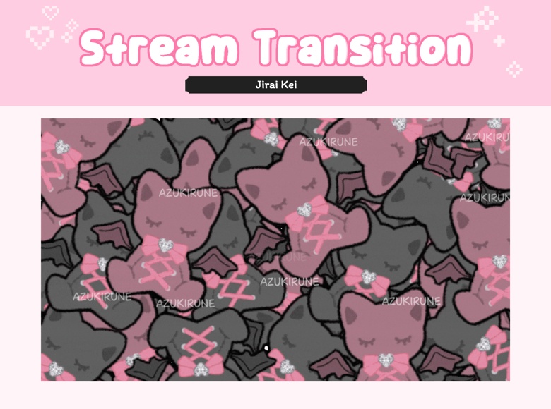 【Twitch】ストリームパッケージ/Jirai Kei Stream Package