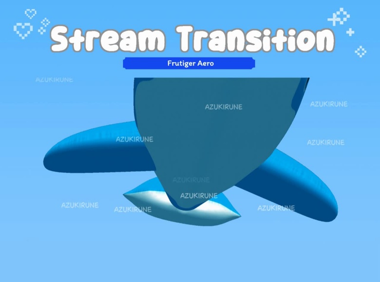 【Twitch】ストリームパッケージ/Frutiger Aero Stream Package