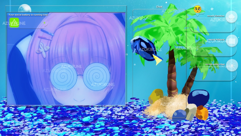 【Twitch】ストリームパッケージ/Frutiger Aero Stream Package