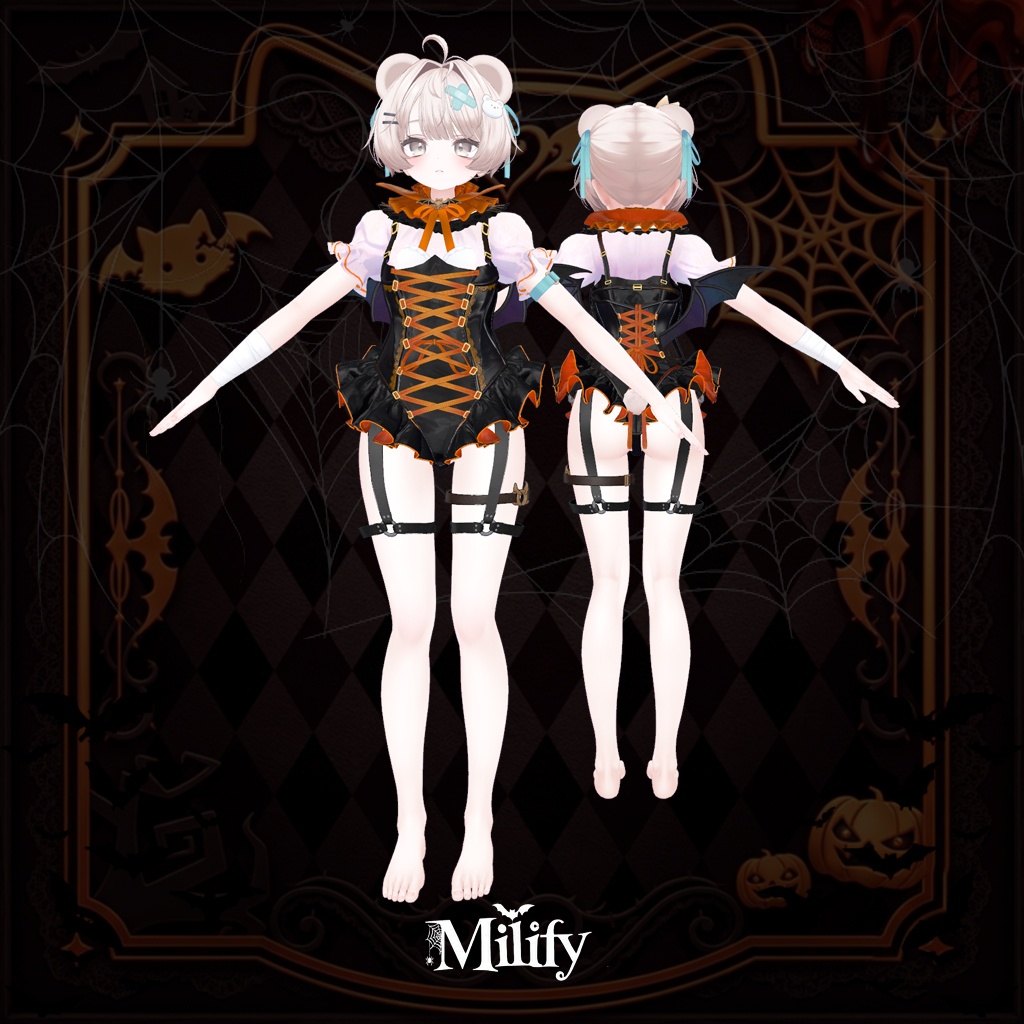 【10/31まで】Halloween Corset ( 9アバター対応 )