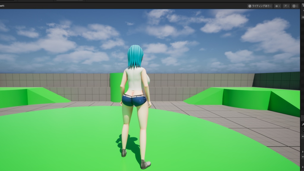 オリジナルキャラクターCGモデル【No.000】