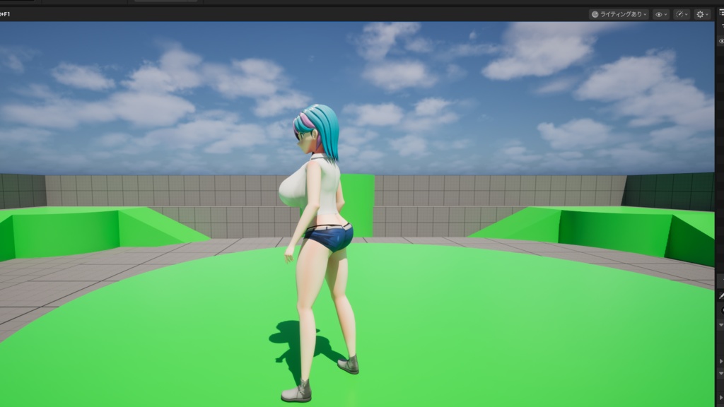 オリジナルキャラクターCGモデル【No.000】