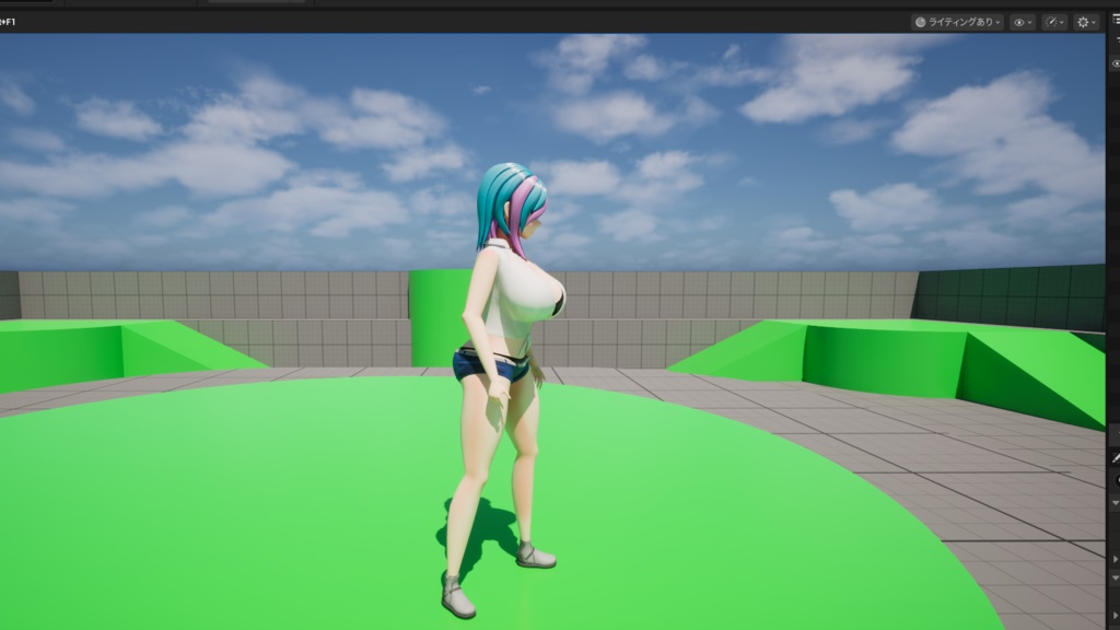 オリジナルキャラクターCGモデル【No.000】