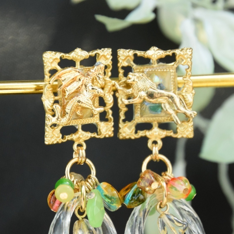 🐉と🦁のジャラジャライヤリング