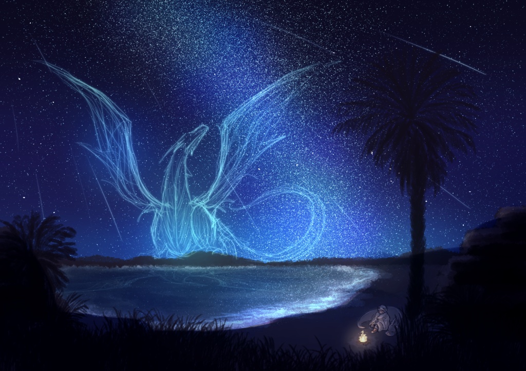 星降るアクリルブロック