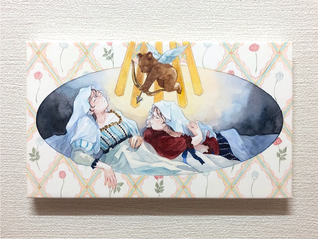 原画作品「 紅薔薇と白雪 」