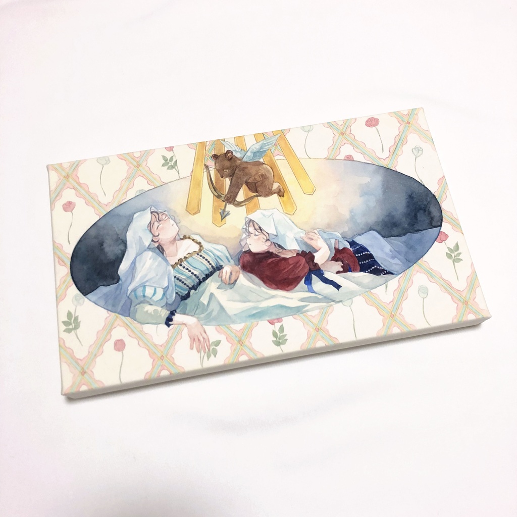 原画作品「 紅薔薇と白雪 」