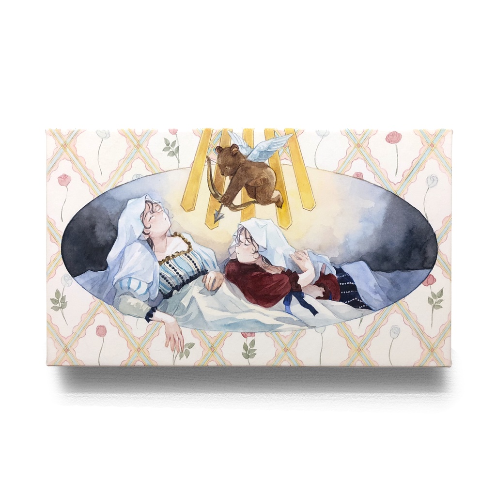 原画作品「 紅薔薇と白雪 」