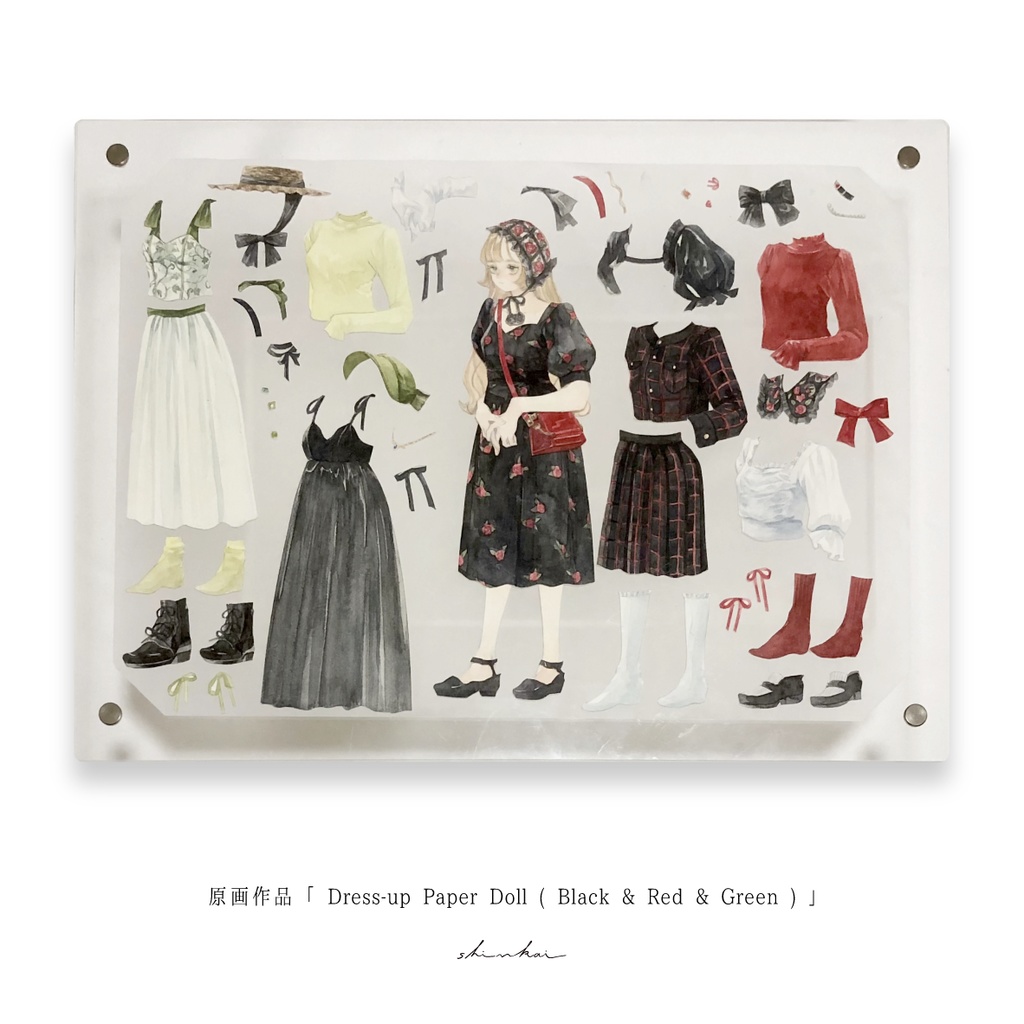 「Dress-up Paper Doll」取扱説明など