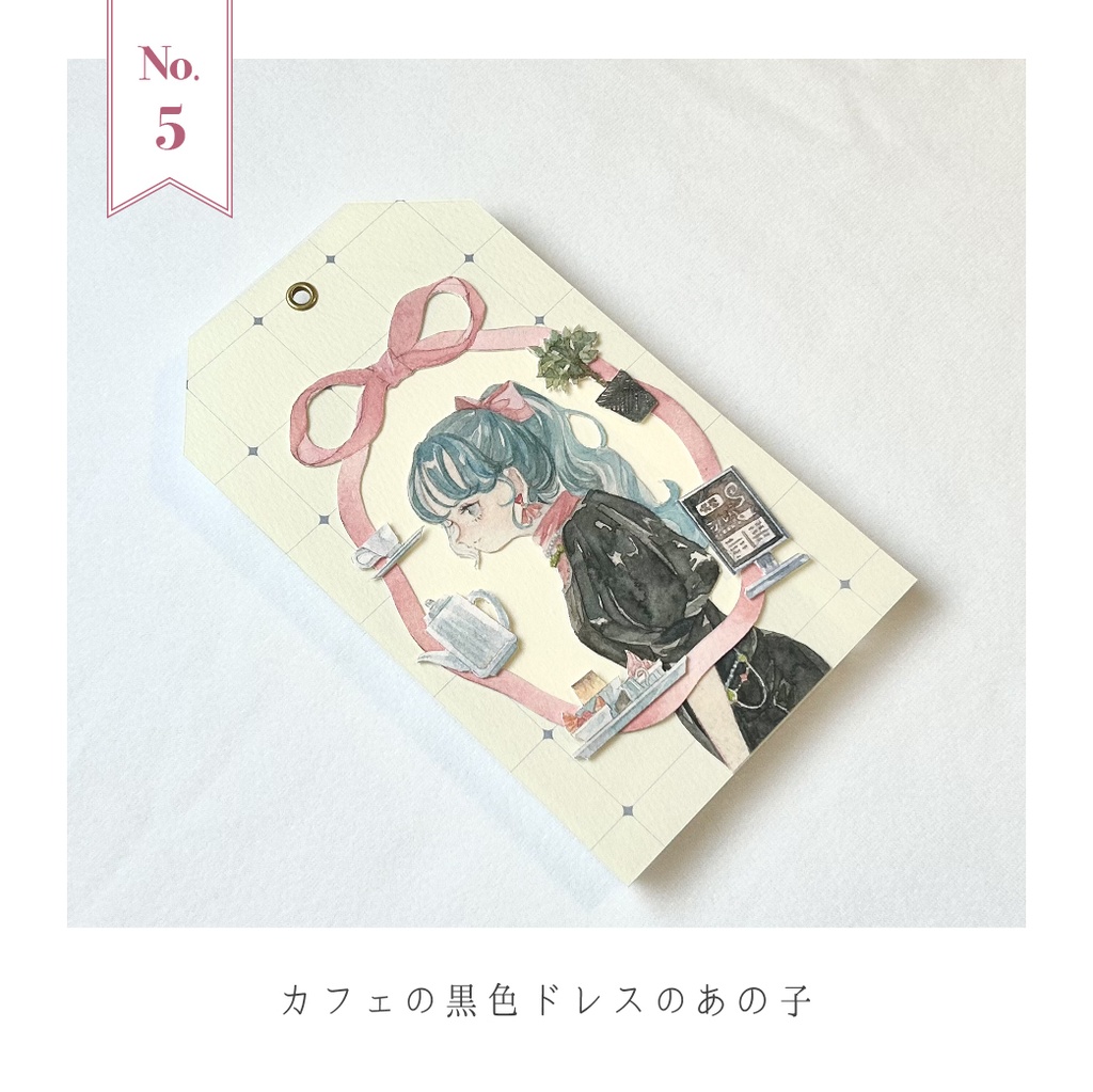 原画作品「 横顔のあの子(リニューアル)」