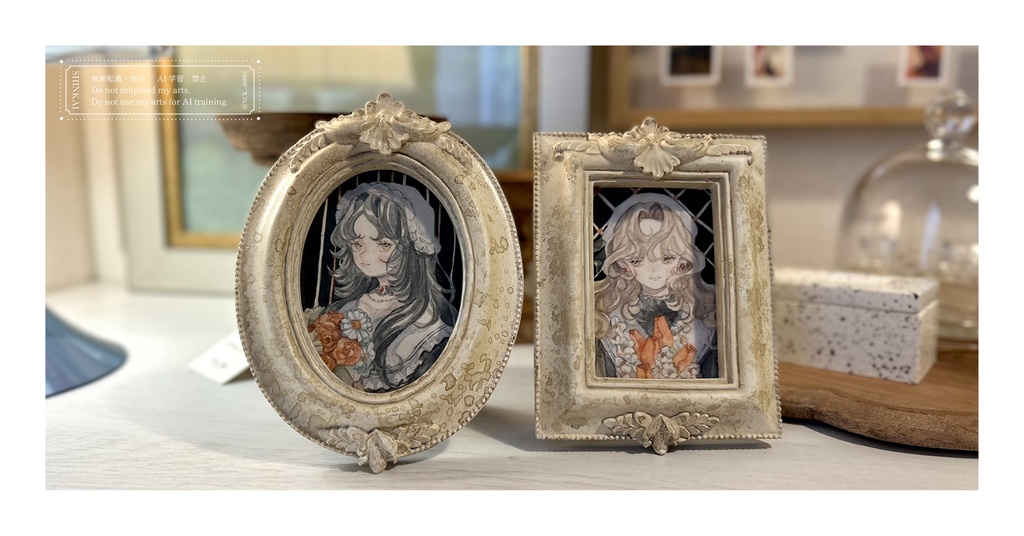 ミニ額原画・3月