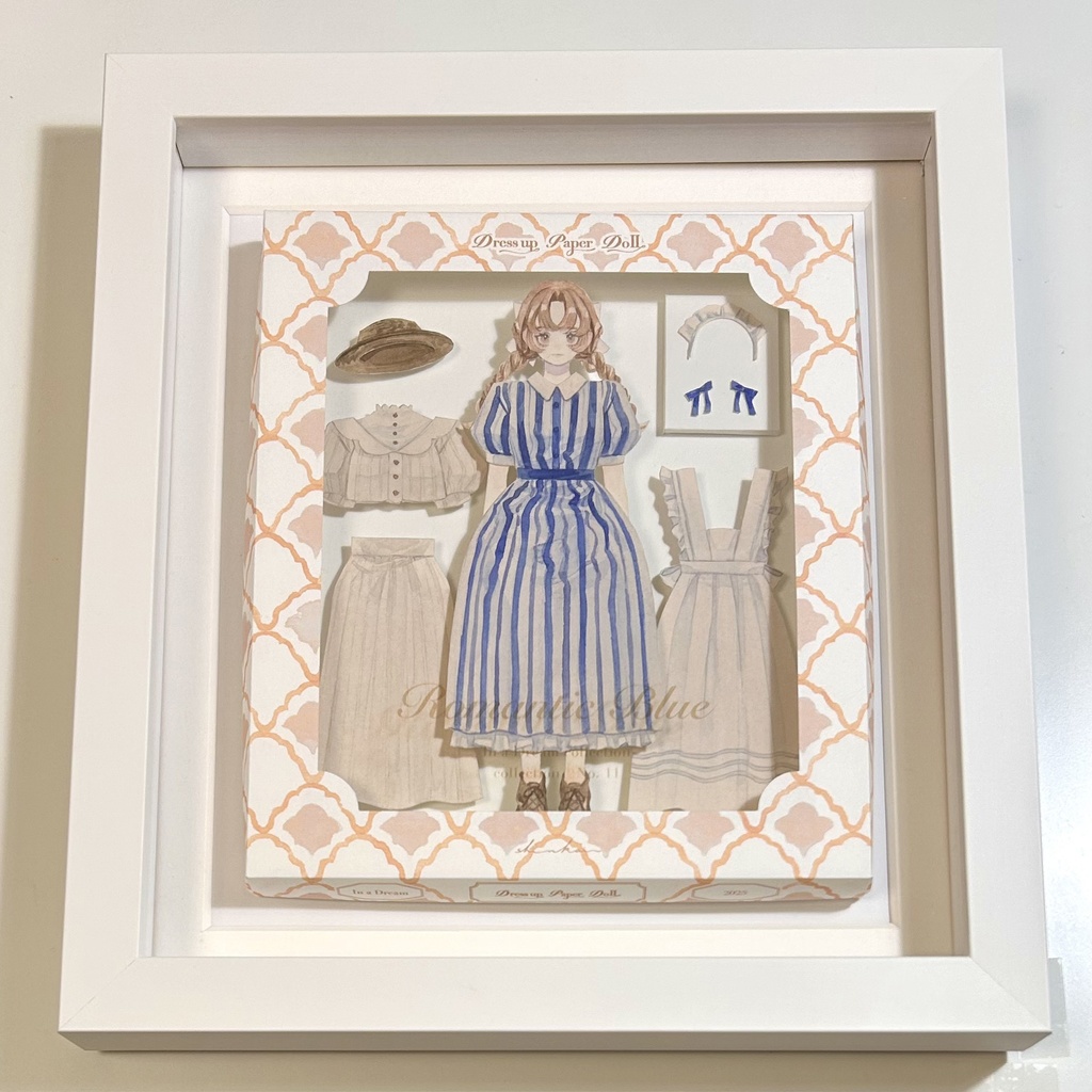 原画作品「Dress up Paper Doll」Romantic White