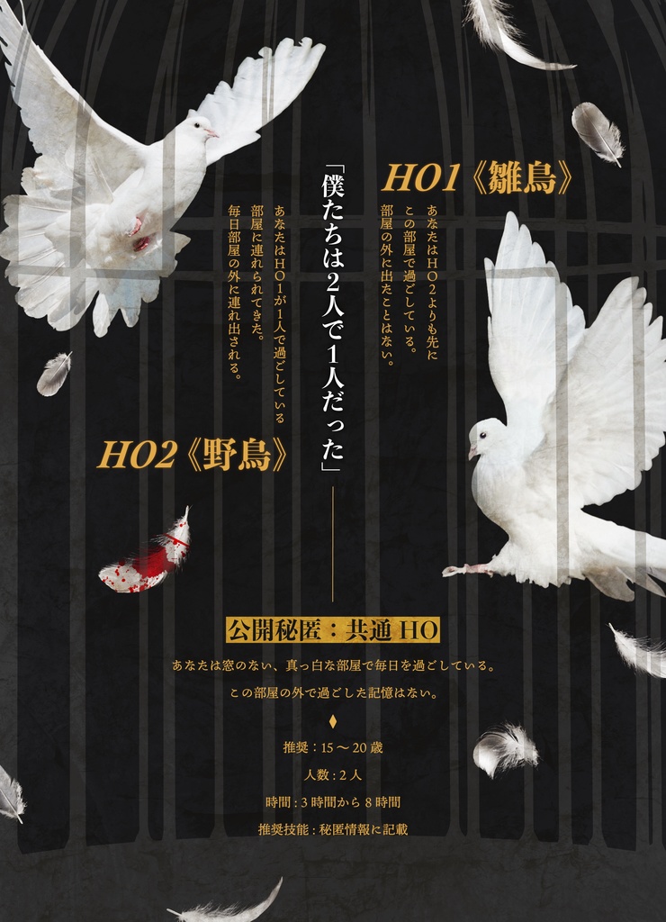 【クトゥルフ神話TRPG】デミウルゴスの鳥籠