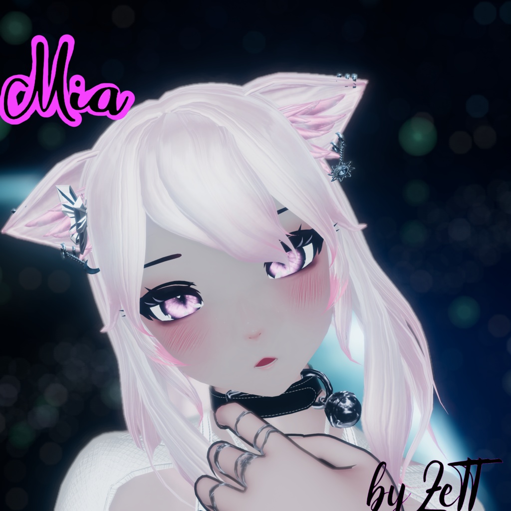 3Dモデル「ミア」VRChatアバター