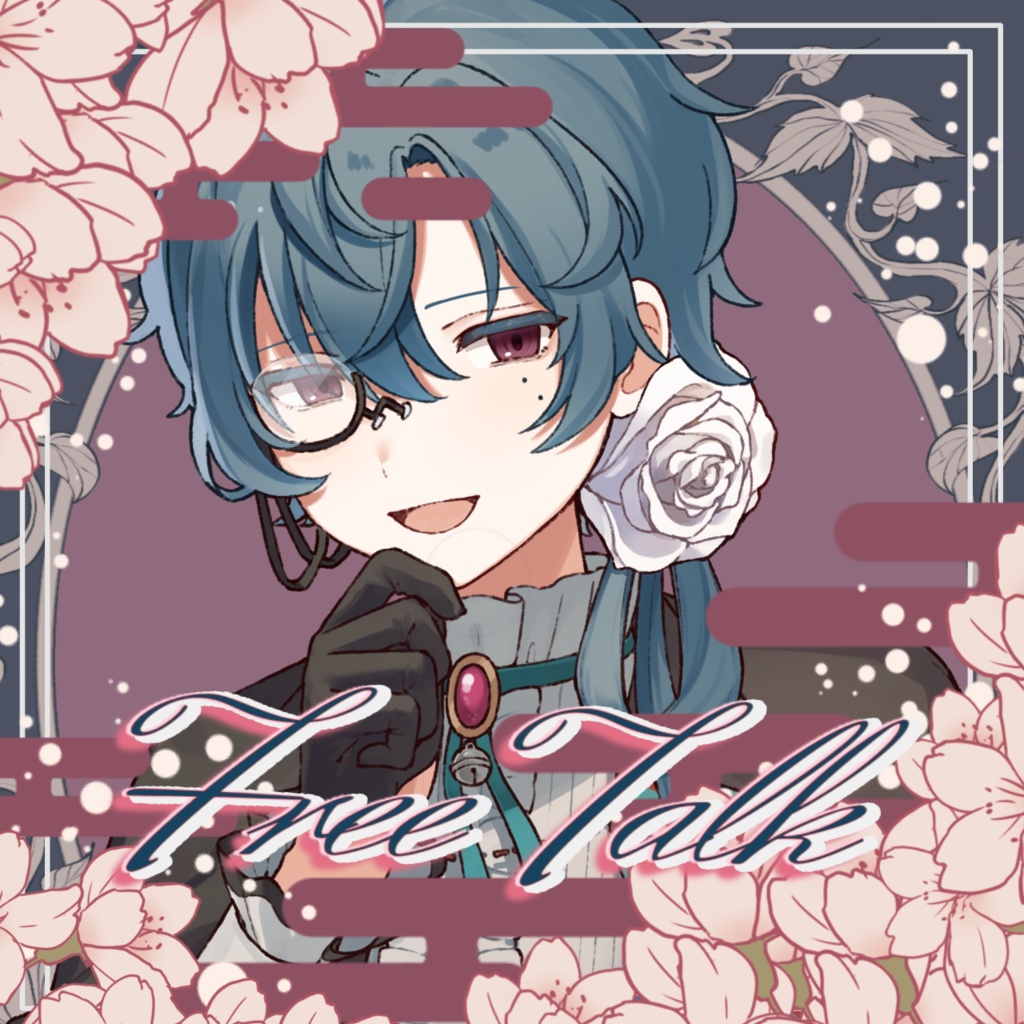 IRIAM向け　サムネイル素材　桜　カスタム