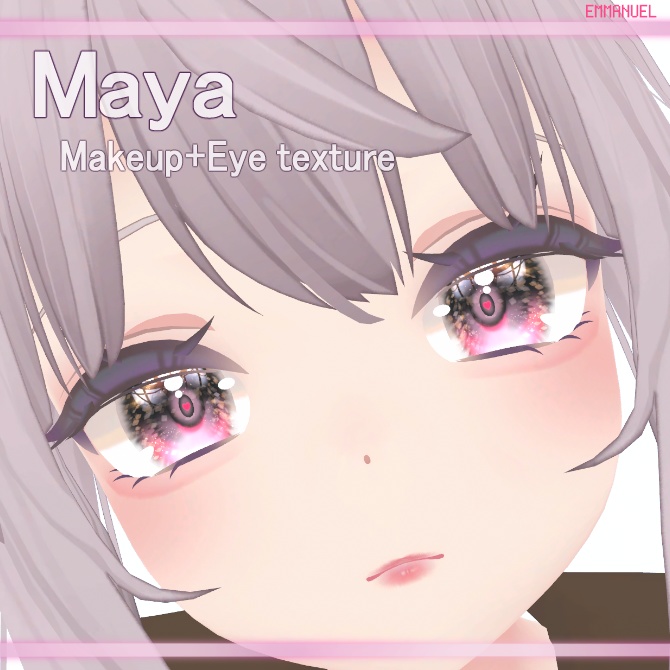 【Maya専用】 Nuance Eyes & Make texture