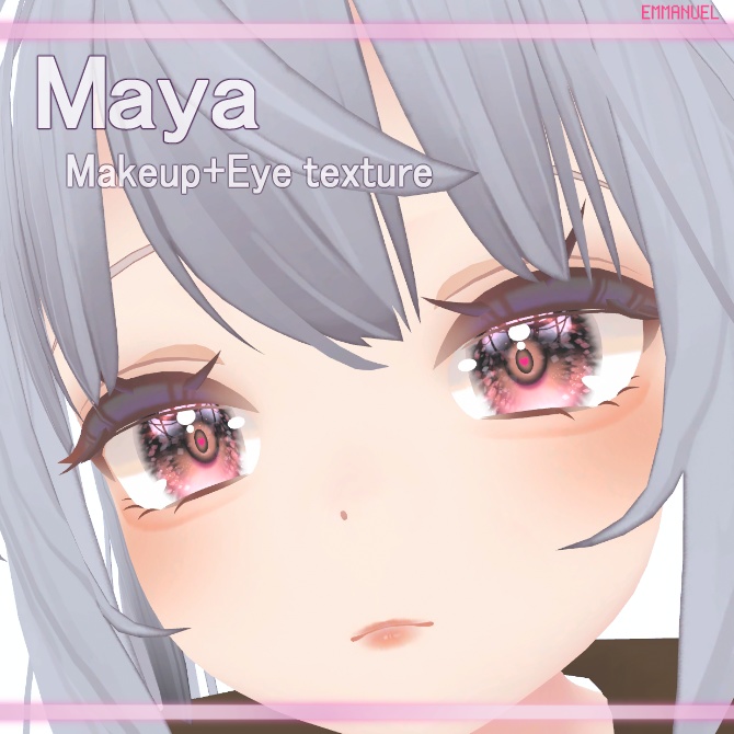 【Maya専用】 Nuance Eyes & Make texture