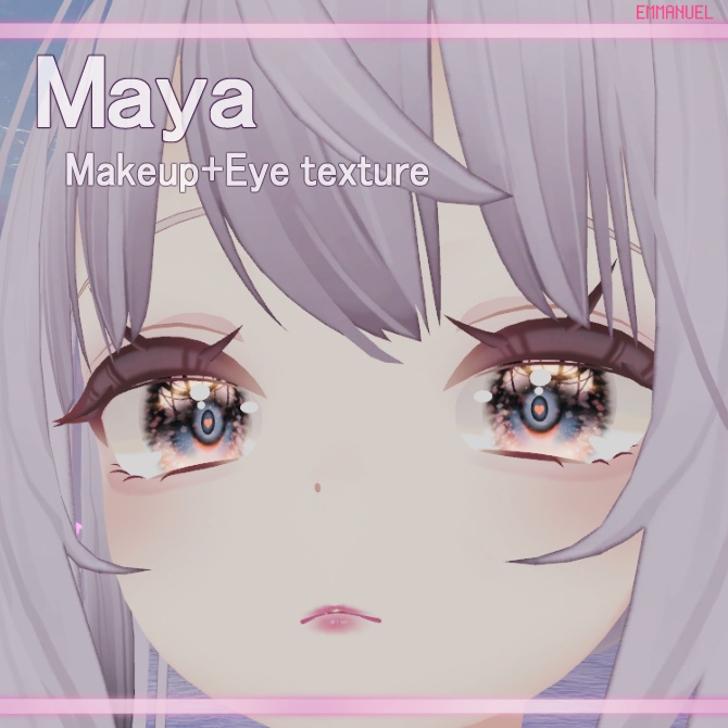 【Maya専用】 Nuance Eyes & Make texture