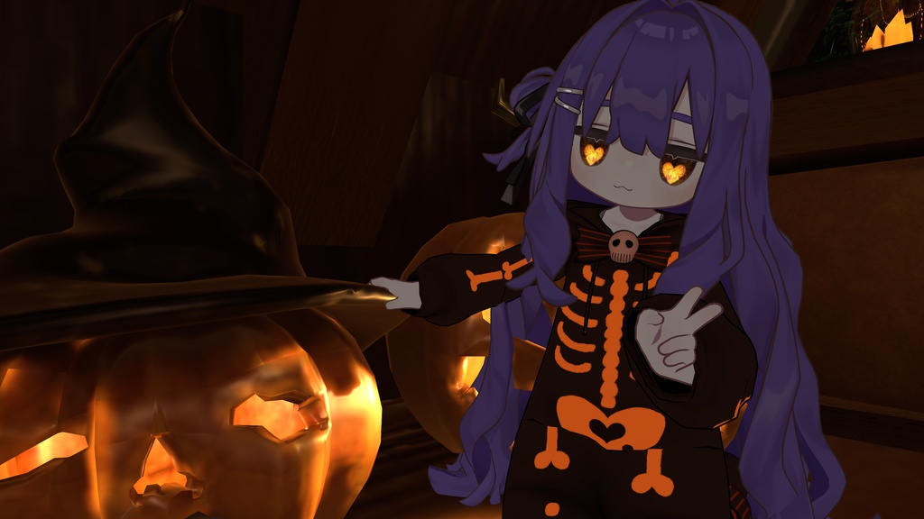 【まめふれんず】Skeleton Overall スケルトンオーバーオール