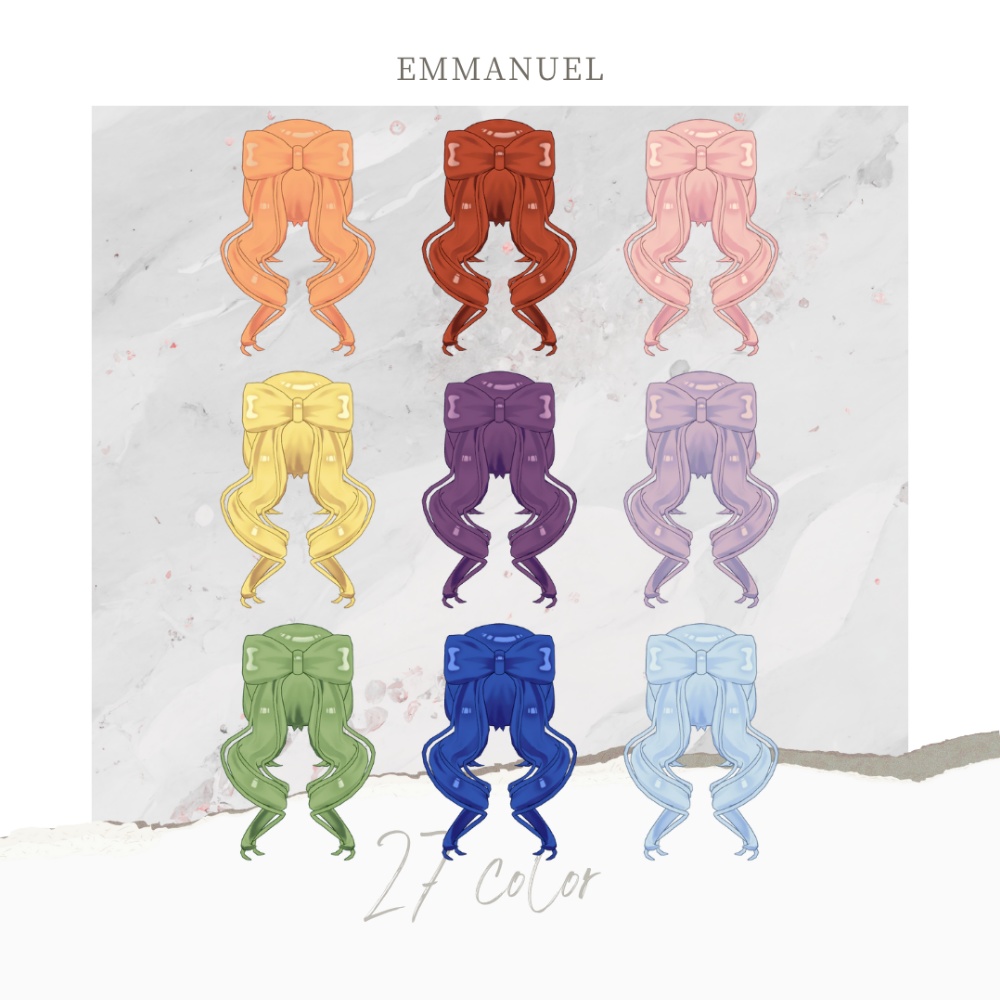 【まめひなた・キプフェル】 リボンヘア RIBBON HAIR