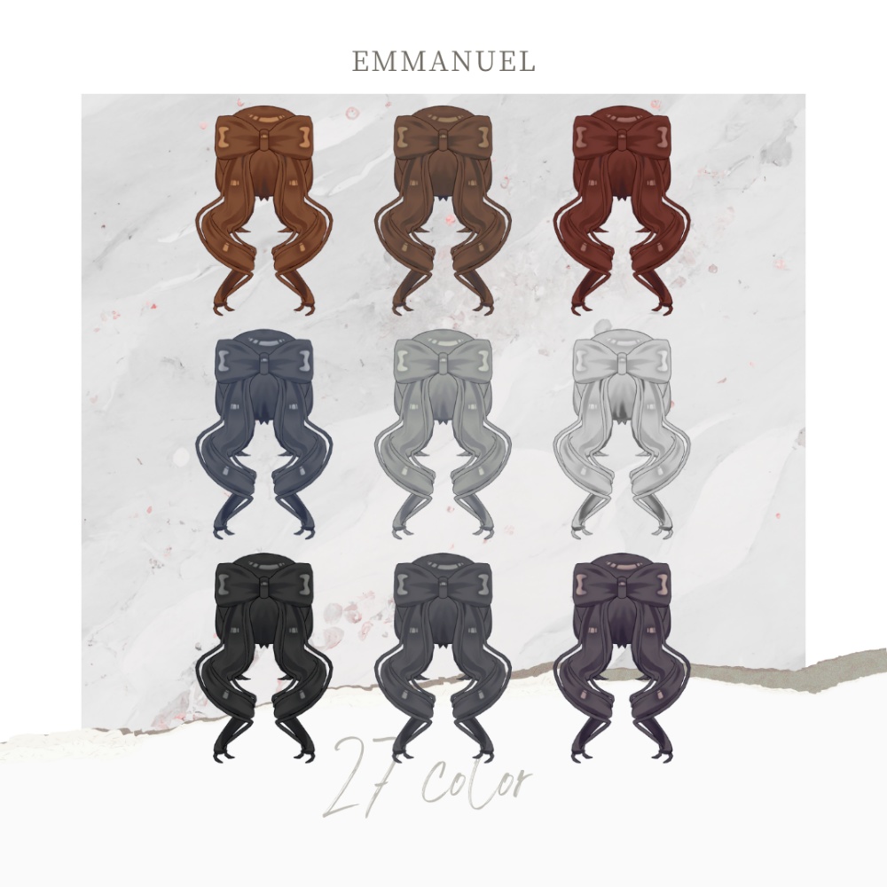 【まめひなた・キプフェル】 リボンヘア RIBBON HAIR