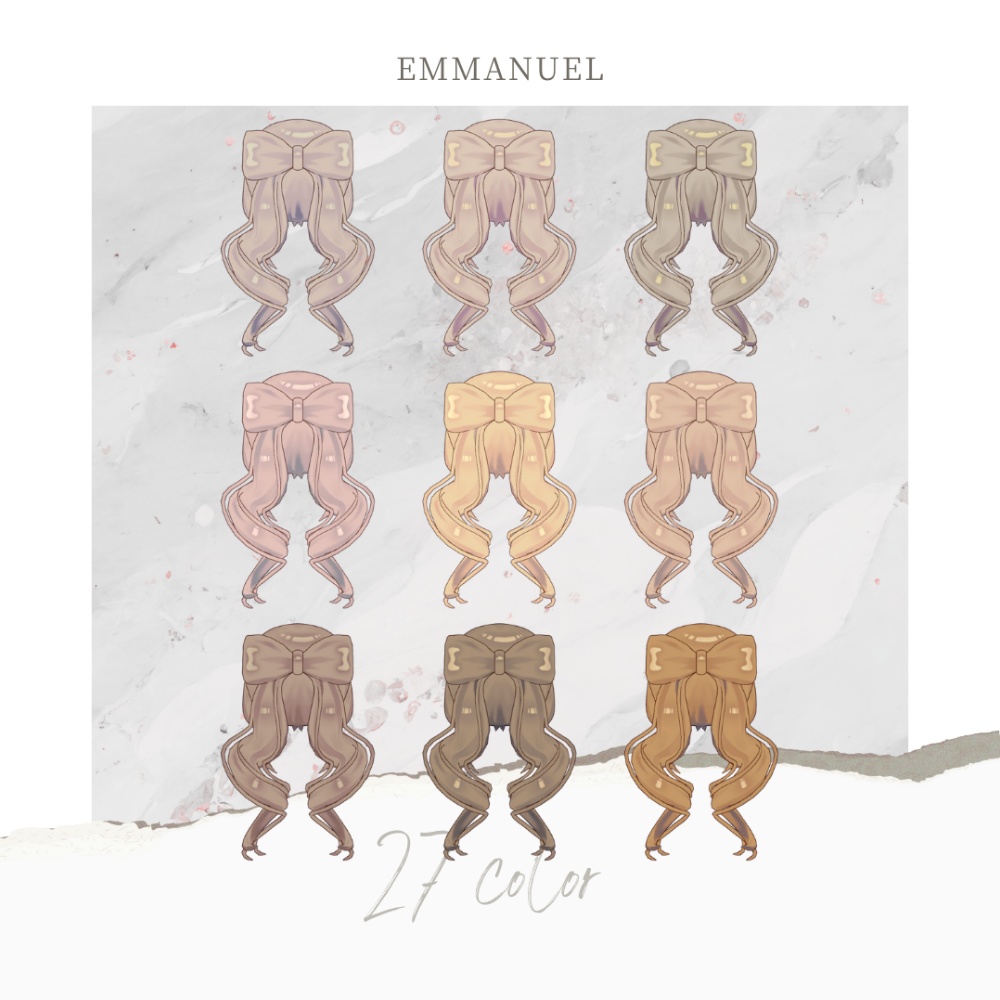 【まめひなた・キプフェル】 リボンヘア RIBBON HAIR