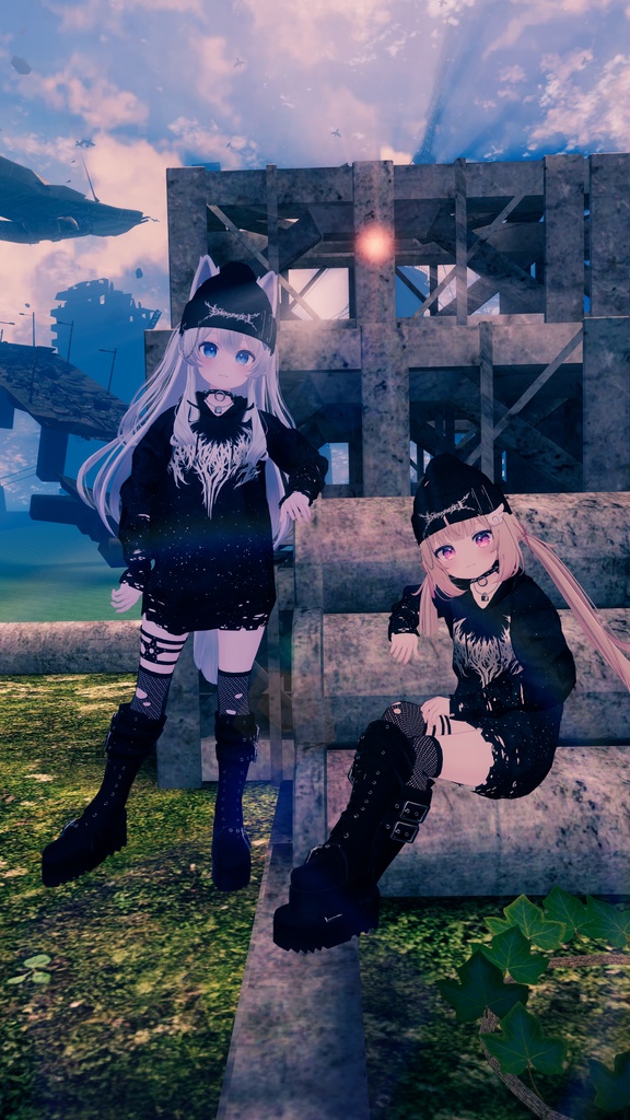 【11Avatars】Grunge Hoodie グランジフーディー
