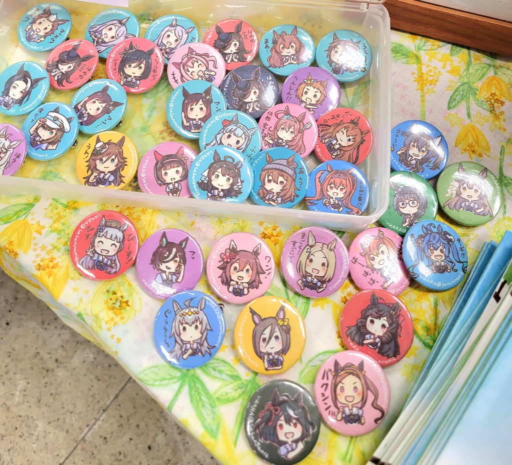 ウマ娘ちゃんミニ缶バッジ2025年8月