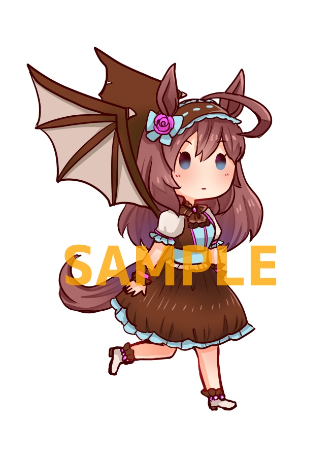 【パレードステッカー】ミホノブルボン/ドラゴン仮装(大)