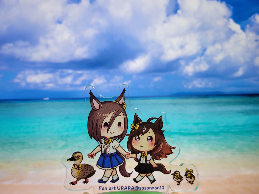 アクリルスタンド:エアグルーヴとドゥラメンテ(幼少期想像)