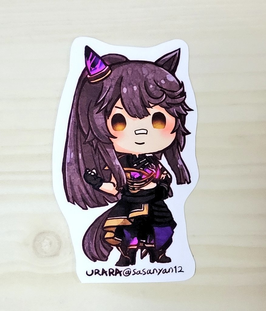 【ミニウマ娘ステッカー】ナリタブライアン(2着目勝負服)