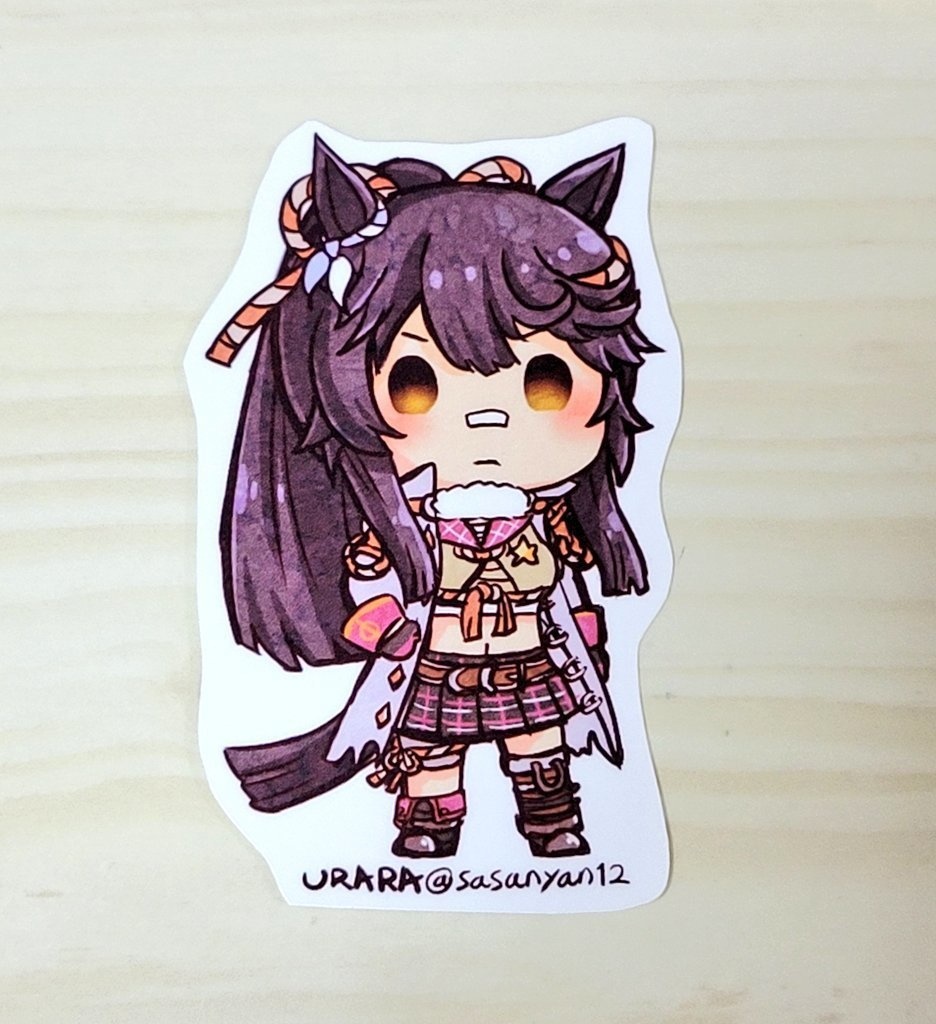 【ミニウマ娘ステッカー】ナリタブライアン(勝負服)