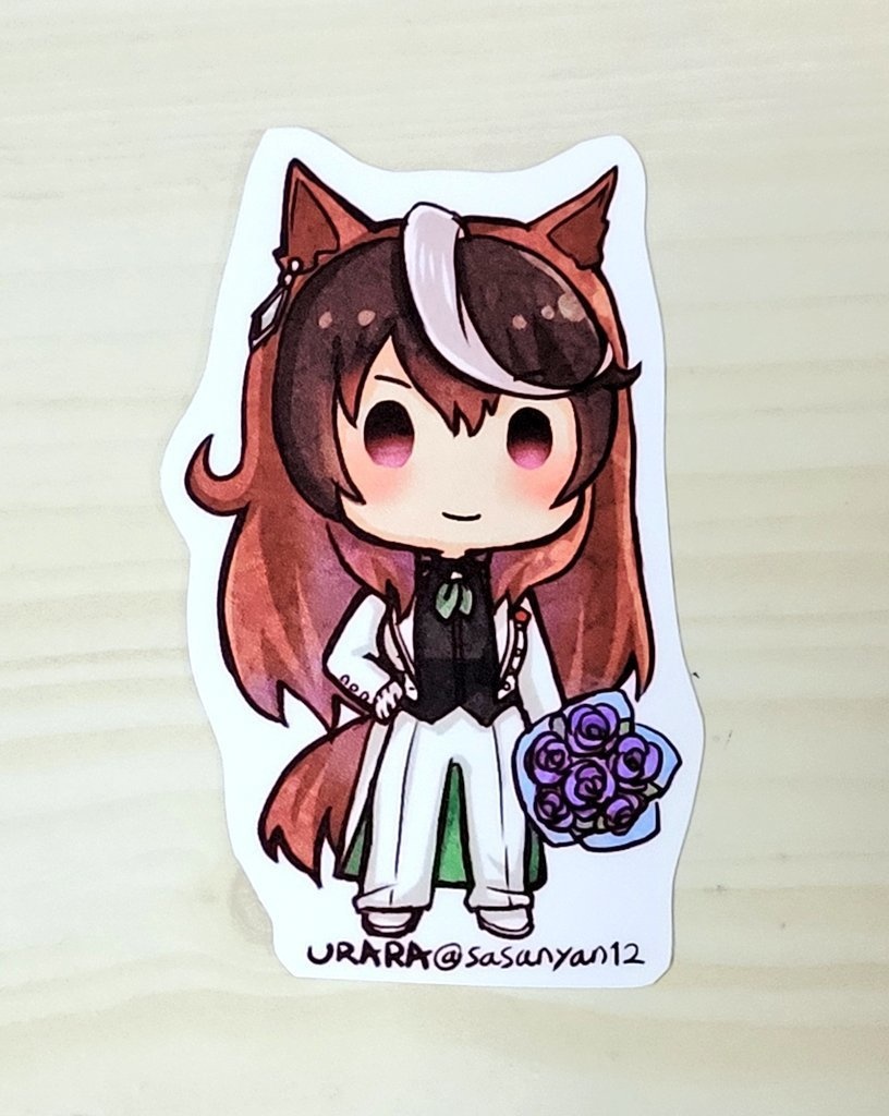 【ミニウマ娘ステッカー】シンボリルドルフ(スーツ)