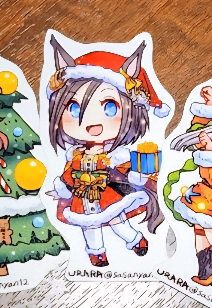 【クリスマス☆ステッカー】エアグルーヴ(サンタ)