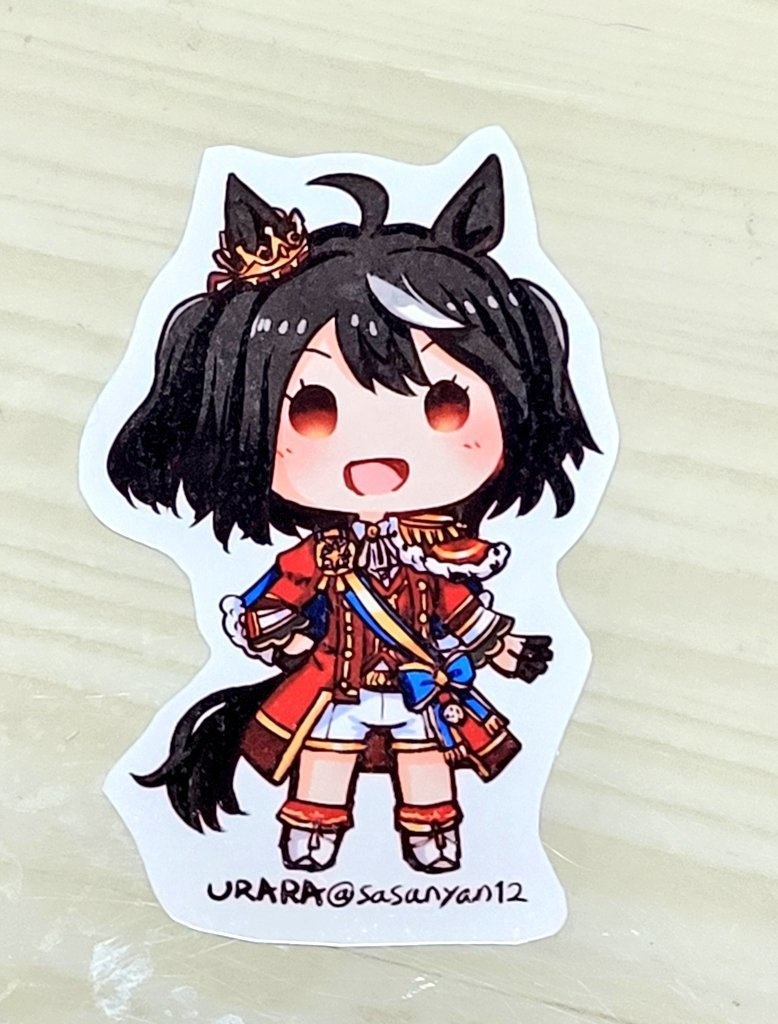 【ミニウマ娘ステッカー】キタサンブラック(王子)