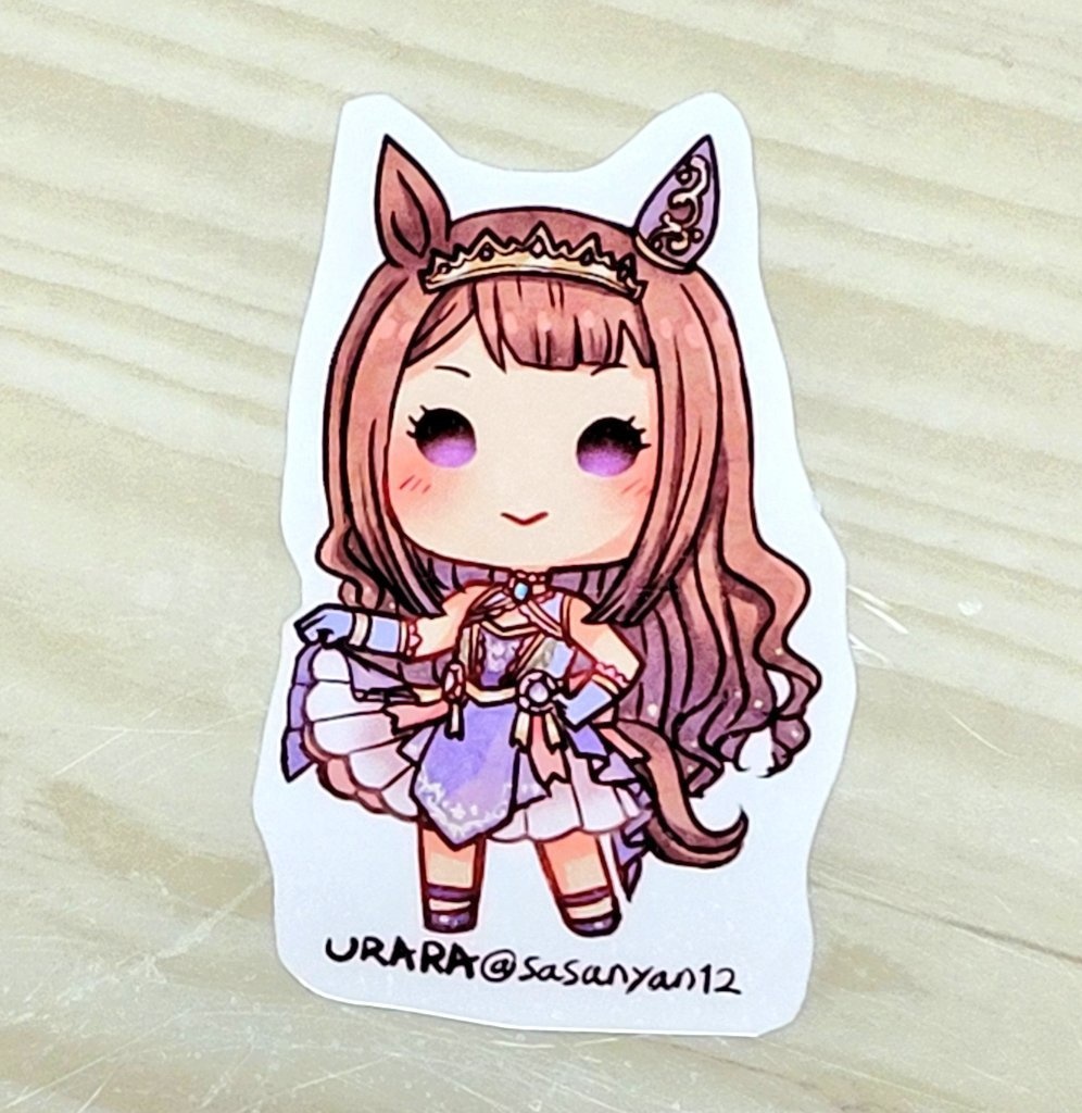【ミニウマ娘ステッカー】スイープトウショウ(花嫁)