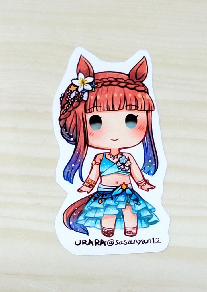 【ミニウマ娘ちゃんステッカー】サイレンススズカ水着
