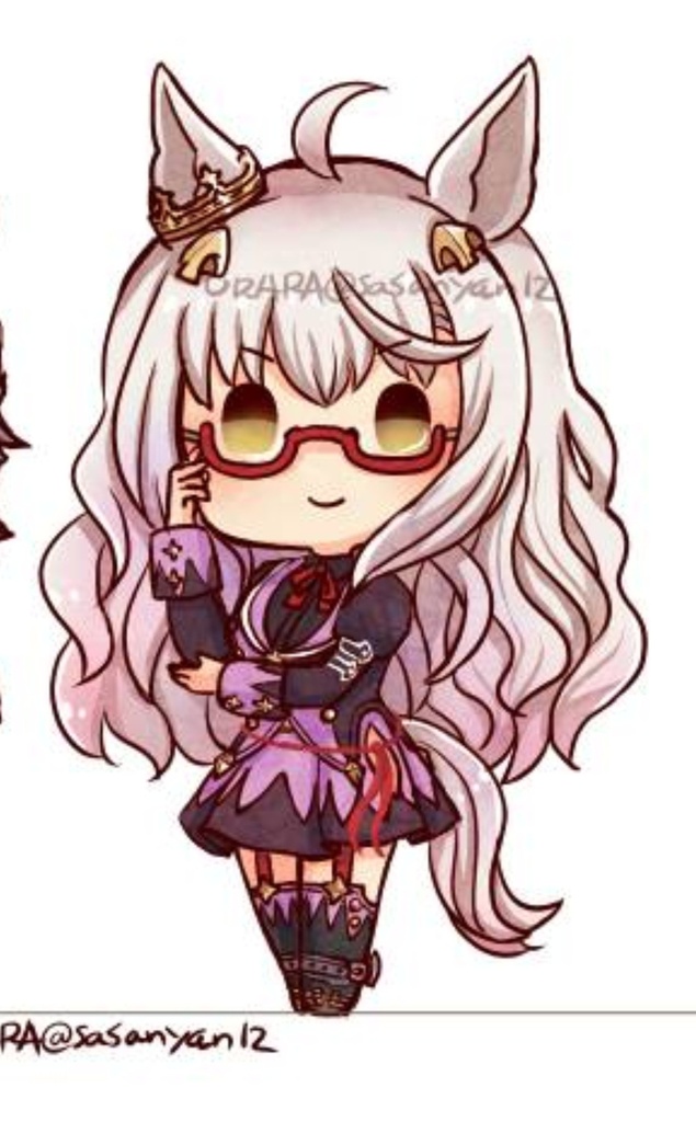 【ミニウマ娘ちゃんステッカー】ビワハヤヒデ