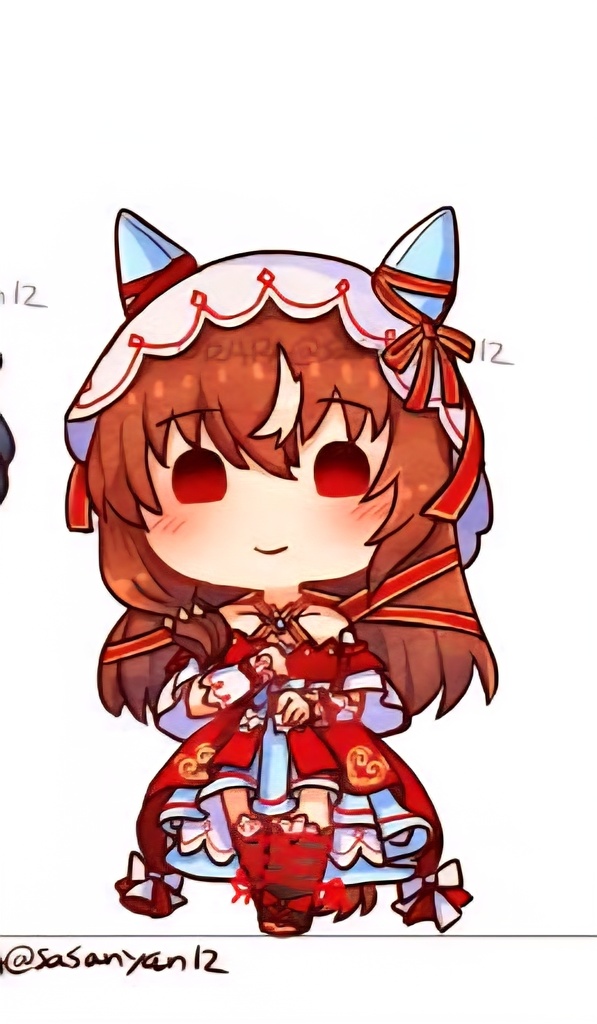 【ミニウマ娘ちゃんステッカー】スティルインラブ(理性)