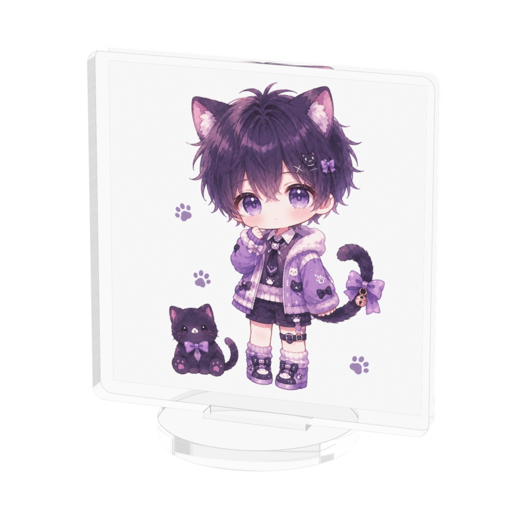 黒猫くん　アクリルフィギュア