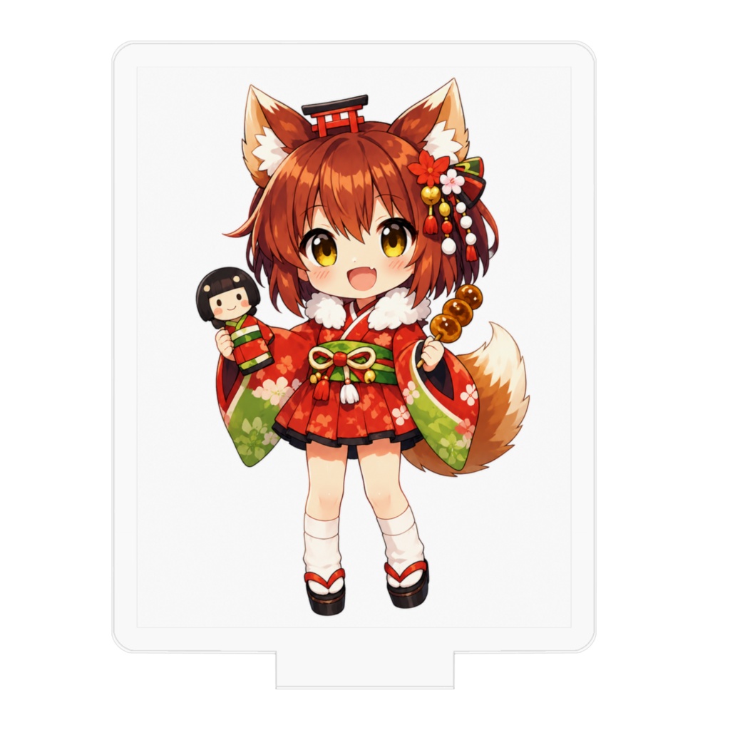 狐娘 アクリルフィギュア