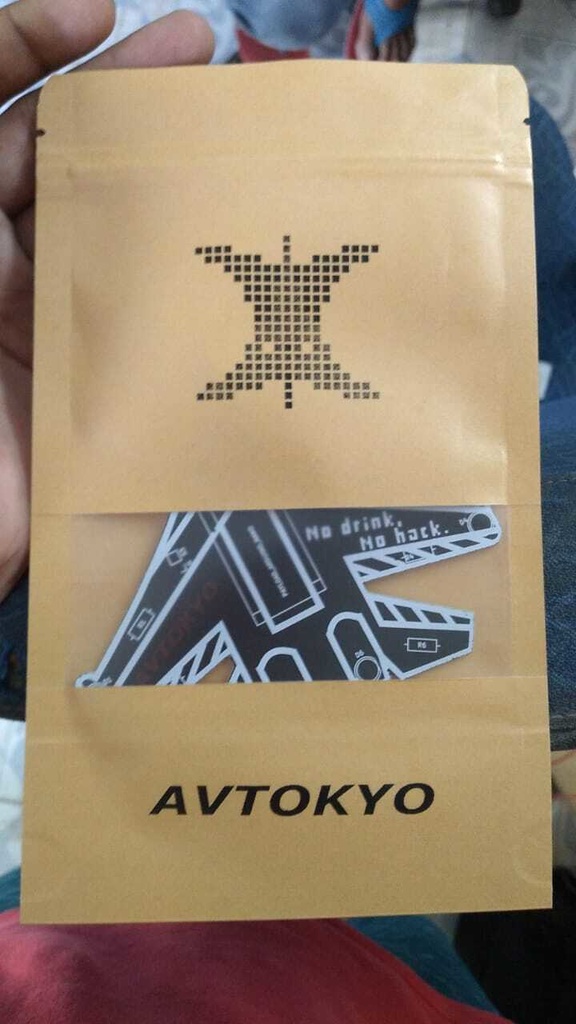 AVTOKYO2021 design soldering badge