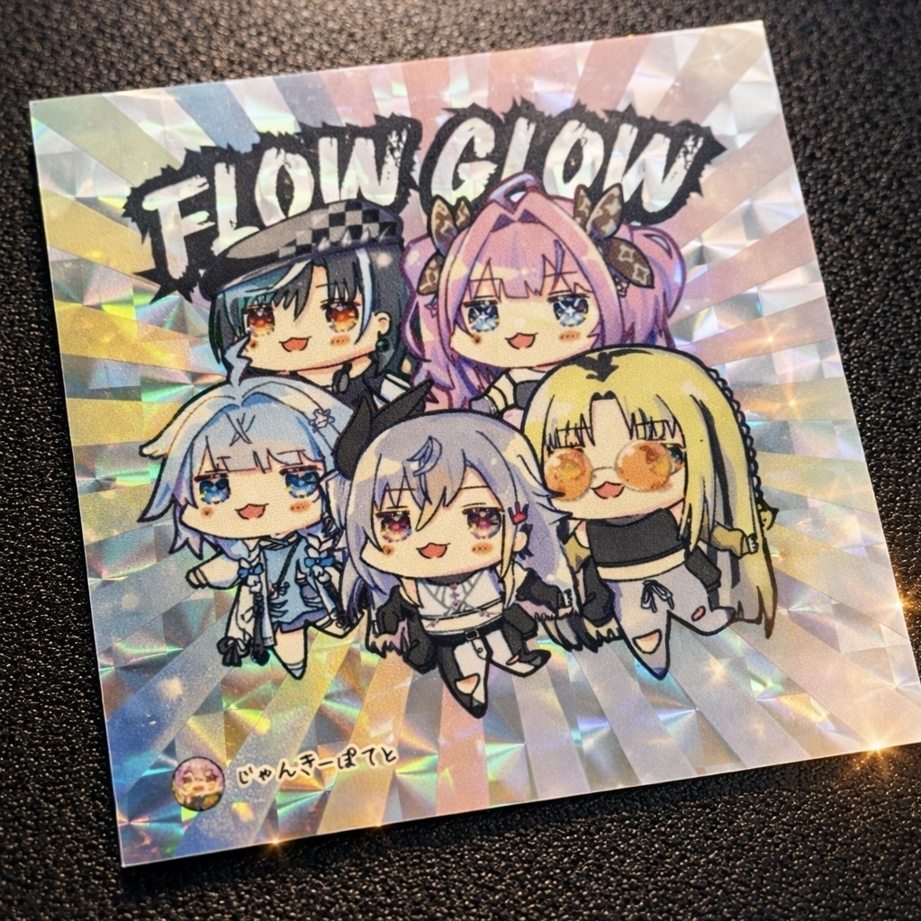 FLOW GLOW ホログラムシール