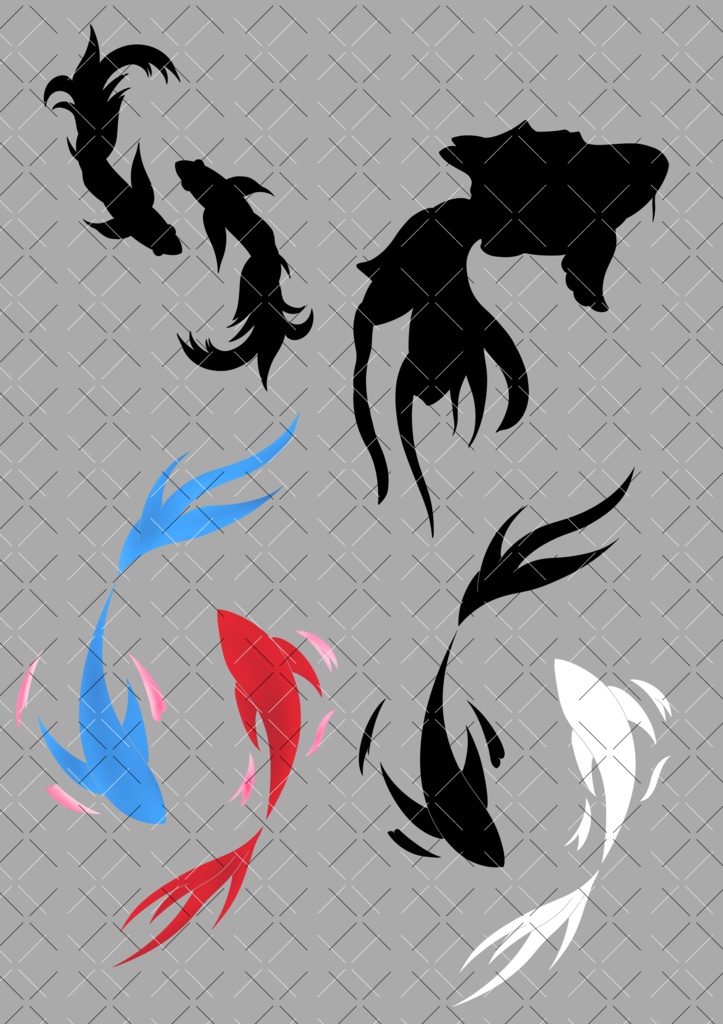 金魚詰め合わせセット【VRC想定】