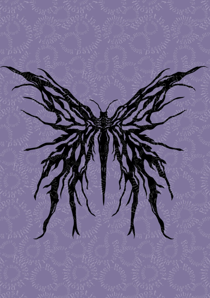 蝶のタトゥー詰め合わせセット【VRC想定】