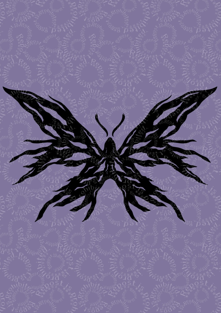 蝶のタトゥー詰め合わせセット【VRC想定】